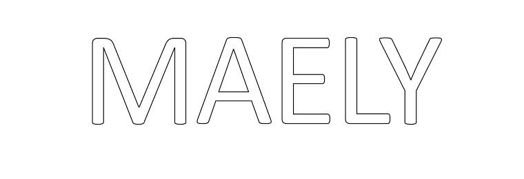 Prénom Maely, Coloriage du prénom Maely à dessiner et imprimer